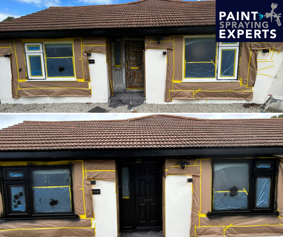 UPVC spray paint in Kent by Paint Spraying Experts