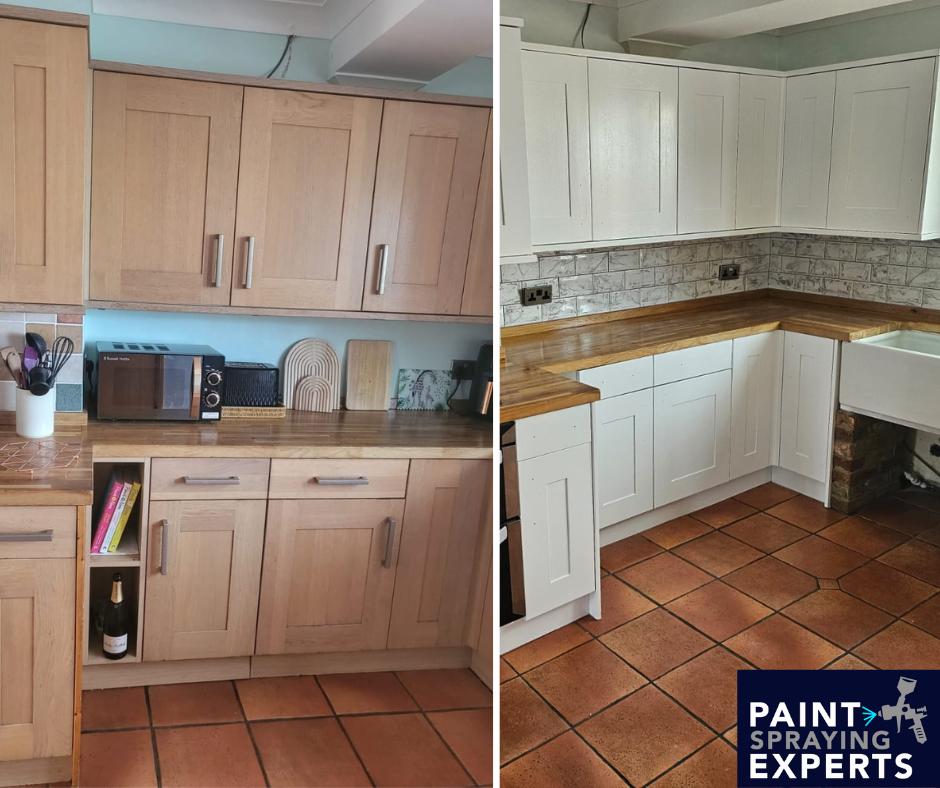 Kitchen Respraying in Sandwich