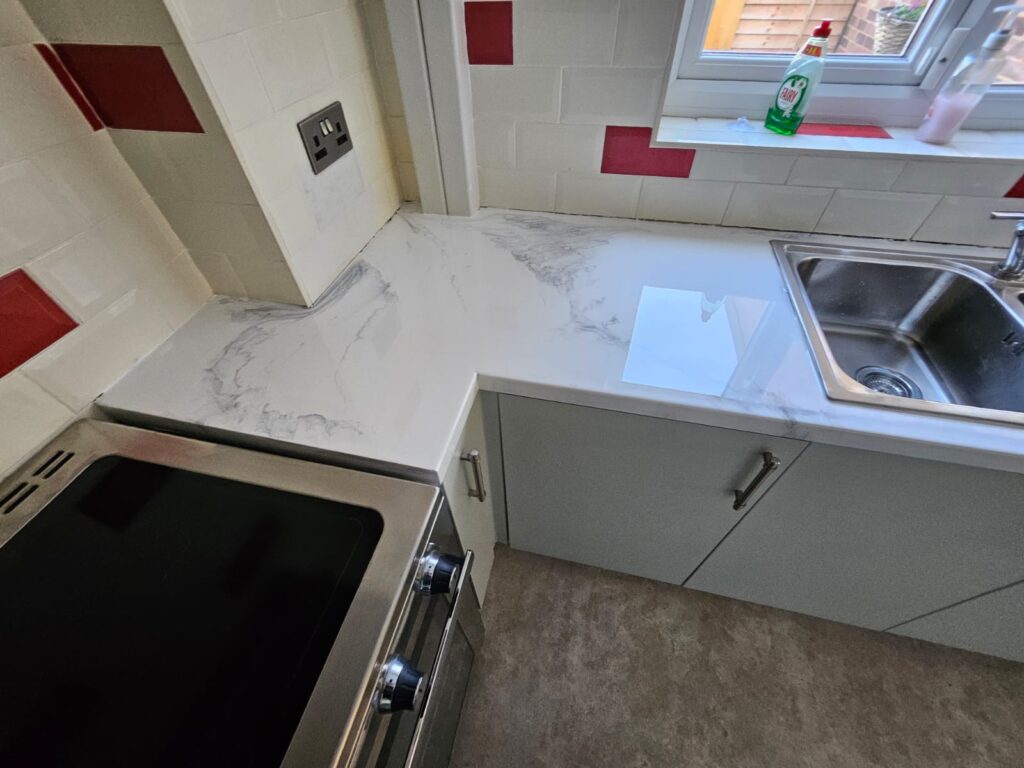 Marble Worktop in Rochester Paint Spraying Experts